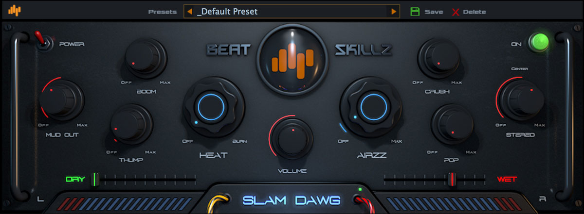 Beatskillz Slam Dawg Main Screen