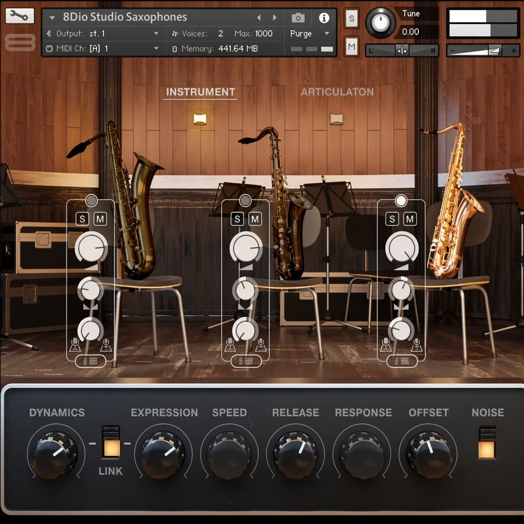 8Dio Studio Saxophones v1.2