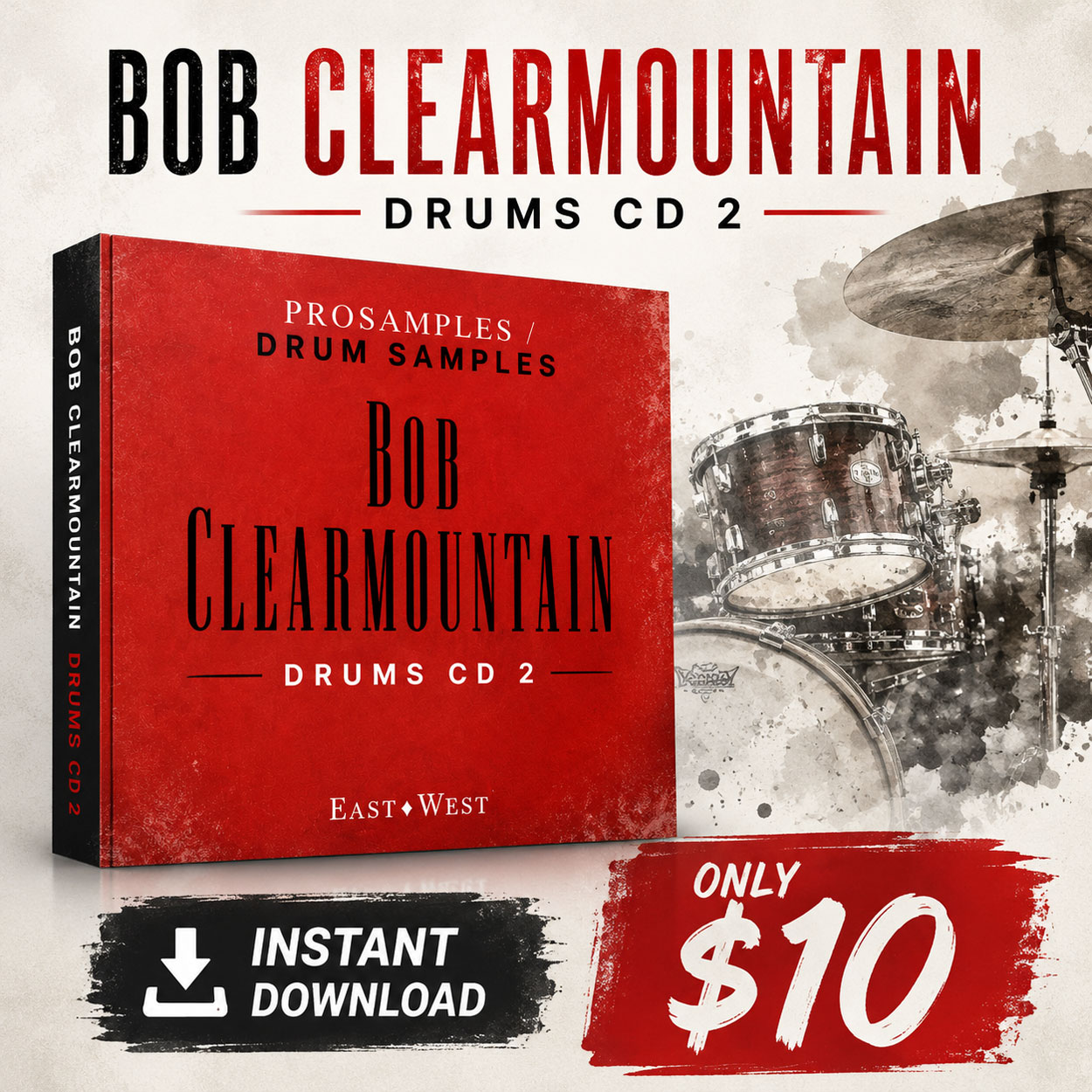 Bob Clearmountain Drums CD 2