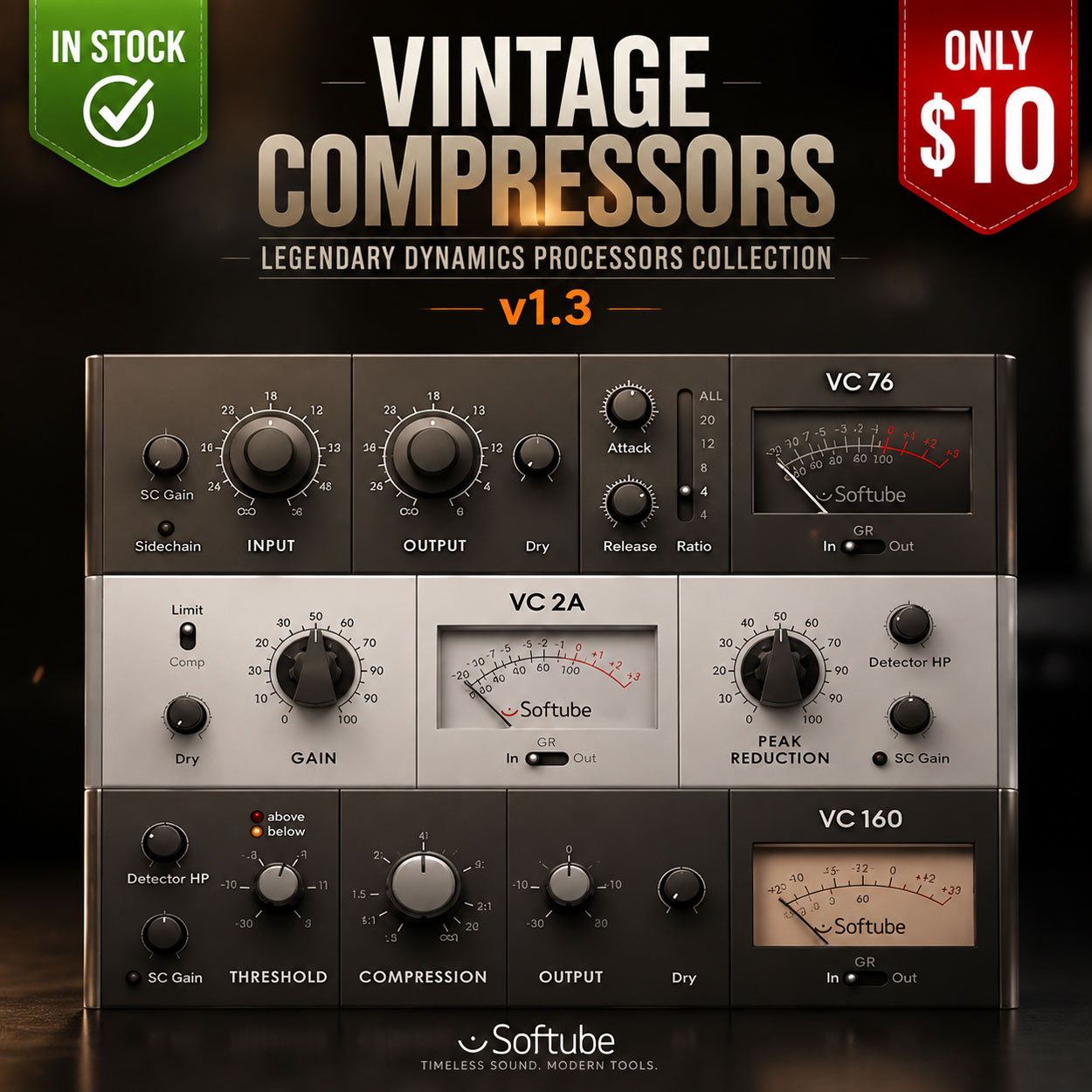 Native Instruments & Softube Vintage Compressors V1.3