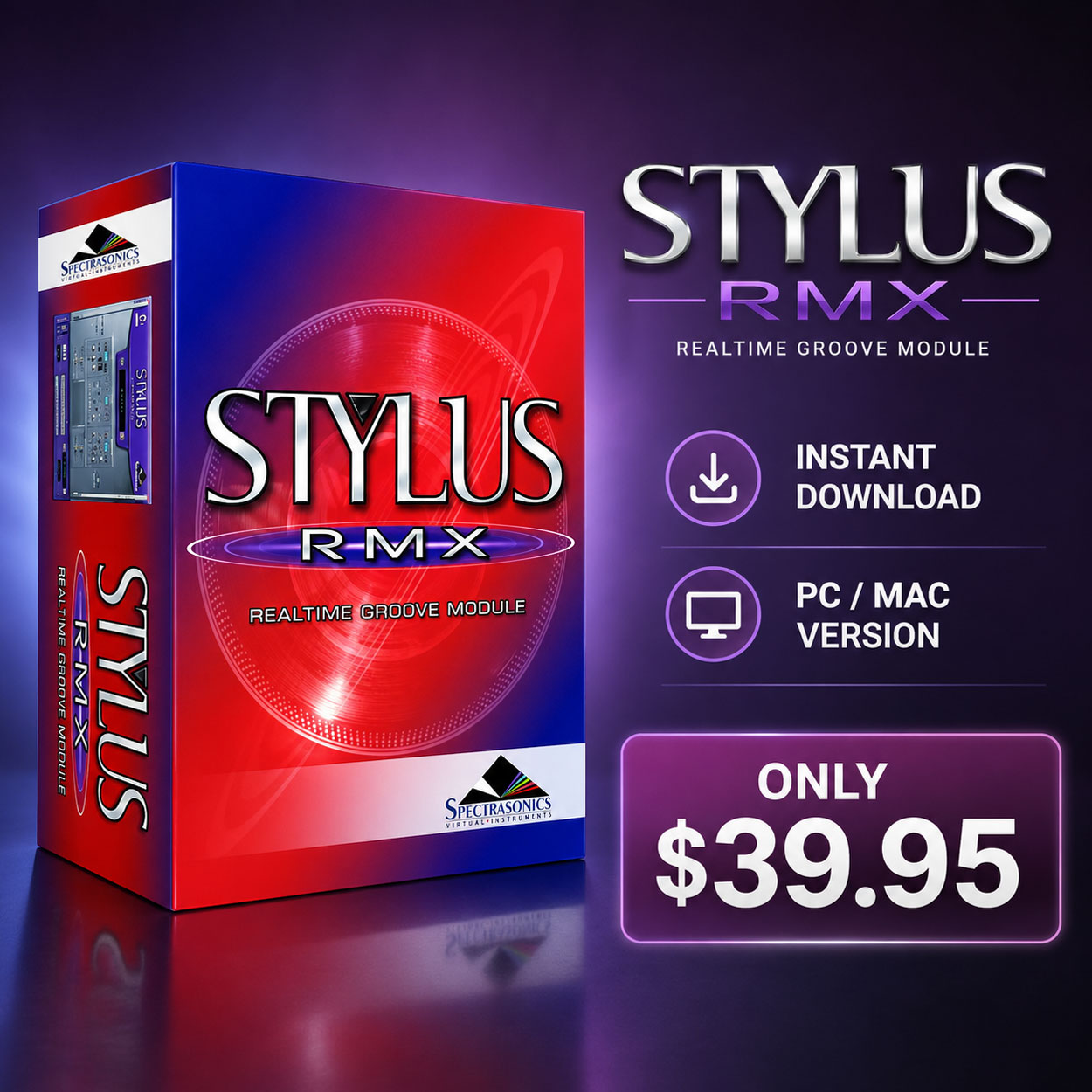 STYLUS RMX - REALTIME GROOVE MODULE