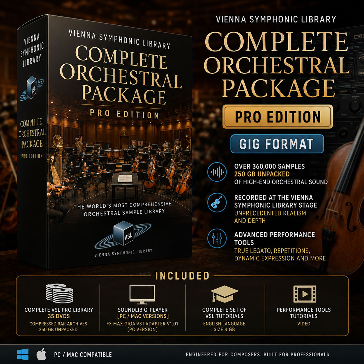 Vienna Symphonic Library Complete Orchestral Package Pro Edition