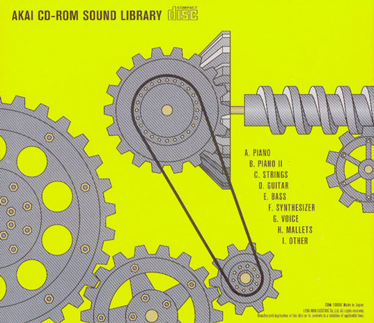 Akai CD-ROM Sound Library Volume 7 Cover 2