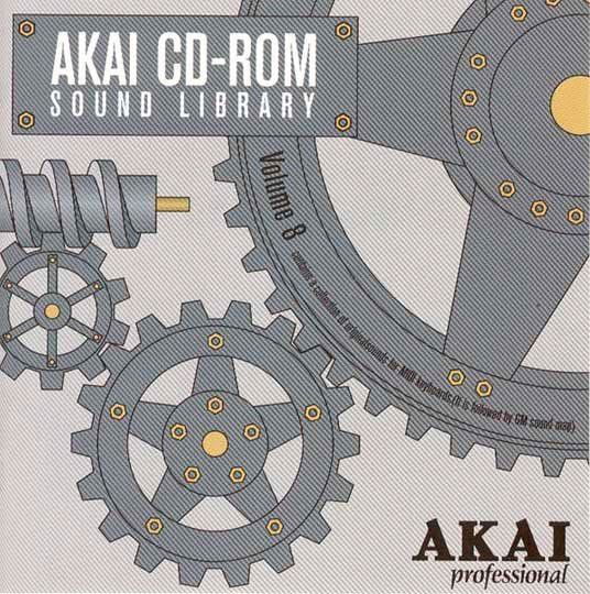 Akai CD-ROM Sound Library Volume 8 GM Sets Cover 1