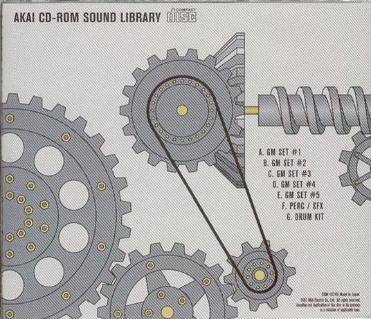 Akai CD-ROM Sound Library Volume 8 GM Sets Cover 2